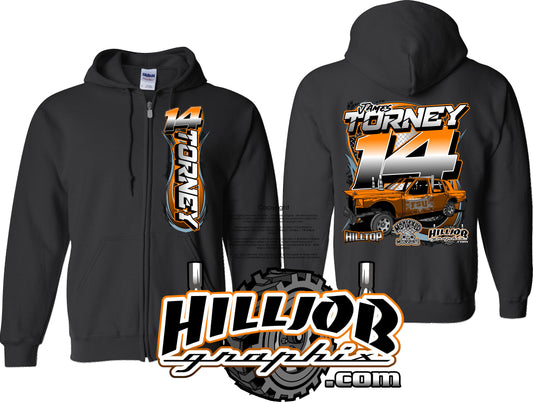 #345 James Torney Zipped Hoodie